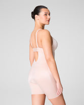 SPANXshapeâ„¢ Suit Your Fancy Plunge Low-Back Mid-Thigh Bodysuit | Champagne Beige